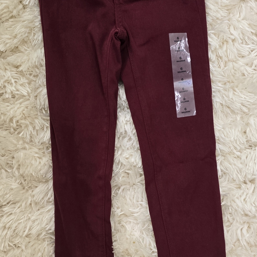 Burgundy Skinny Jeans